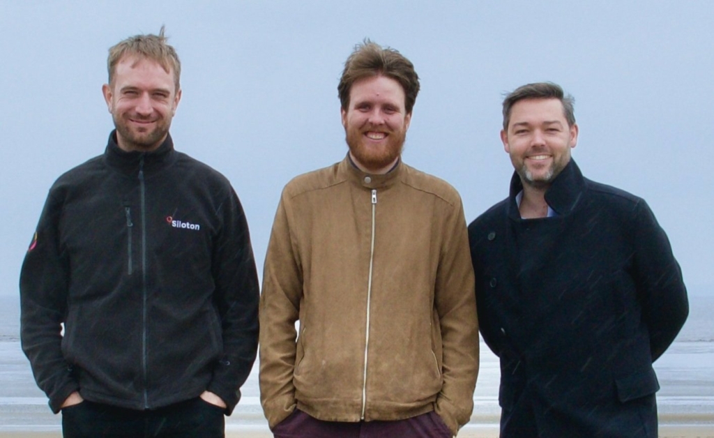 The Siloton executive team. Left to right: Dr Euan Allen (CTO), Dr Alasdair Price (CEO), Dr Ben Hunt (CCO) - picture South East Angels