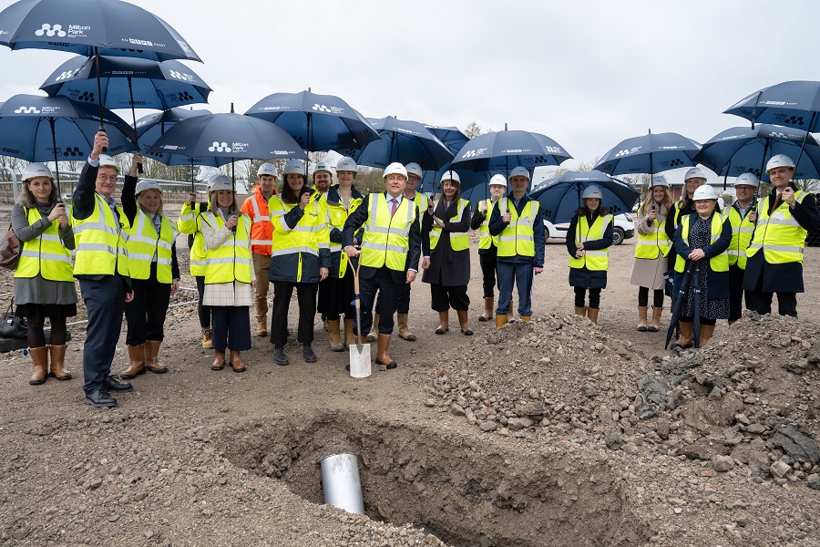 The Business Magazine article image for: Milton Park breaks ground with science minister on £40m Nebula development