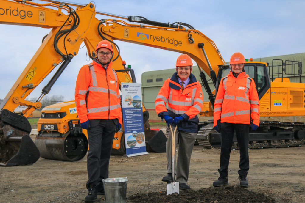 The Business Magazine article image for: ABP breaks ground on £25m Solent Freeport development