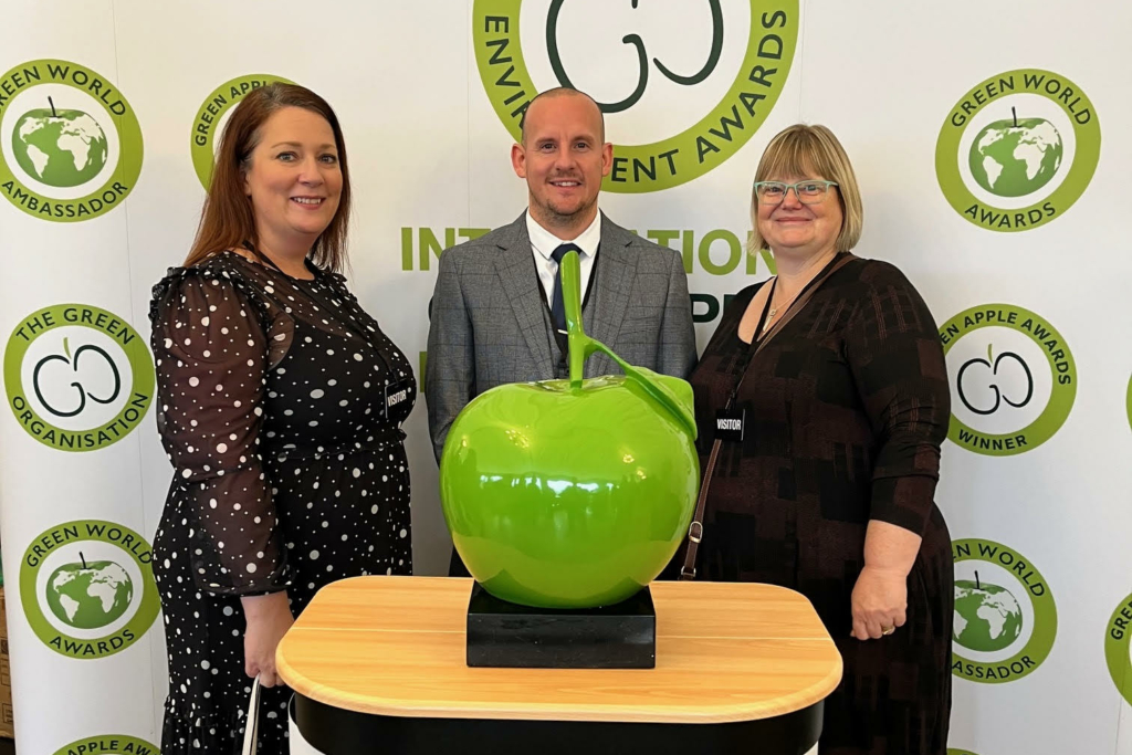 Left to right: ByBox procurement manager Sam Ryan, Go4Greener general manager Tim Richardson with ByBox head of SHEQ and facilities Nicky Clews - picture contributed