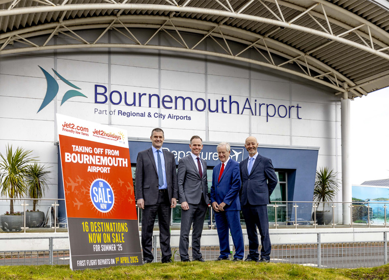 The Business Magazine article image for: Jet2 set to land in Dorset with 12th UK base at Bournemouth Airport