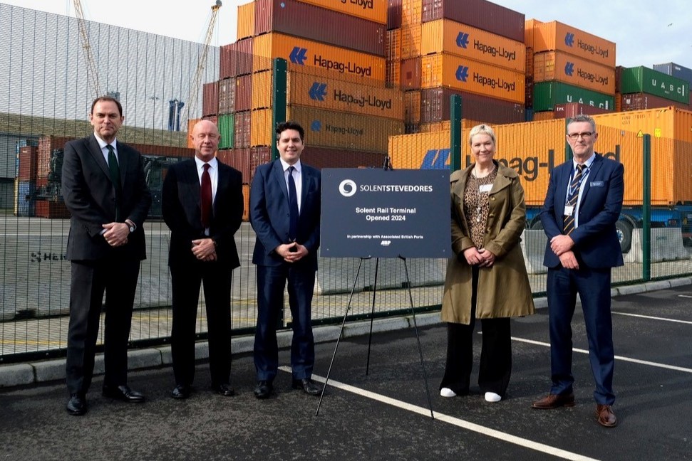 The Business Magazine article image for: Solent Rail Terminal opens in Southampton to boost trade efficiency