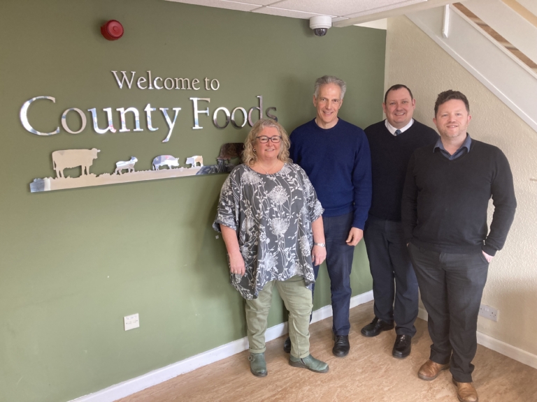 Left to right: Lucy Hill, area sales manager, Doron Krips, managing director, Mike Kelly, business development manager and Robert Sampson, area sales manager - picture contributed