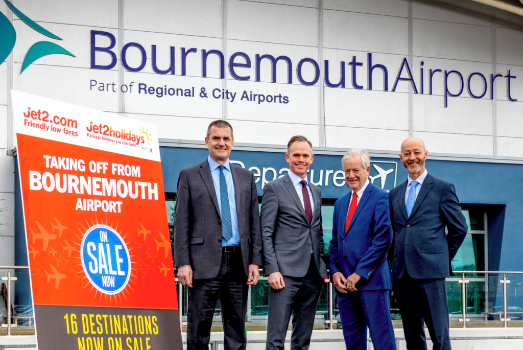 The Business Magazine article image for: Jet2 boss hails ‘phenomenal’ response to Bournemouth launch