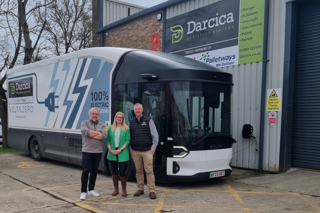 The Business Magazine article image for: Darcica Logistics trials fully electric HGV for Oxfordshire deliveries