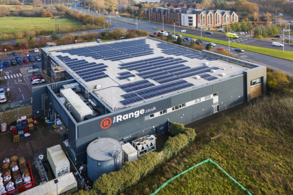 The Business Magazine article image for: The Range kicks off rooftop solar initiative at Ashford warehouse