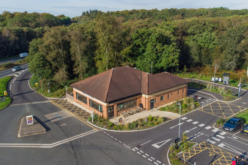 The Business Magazine article image for: Liphook A3 Starbucks drive-thru on sale for £1.4m