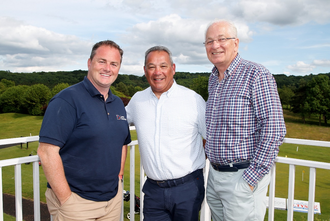 Mark Curtin, CEO of Lord’s Taverners, with Tony Wall of The P & M Group and David Gower OBE - picture contributed