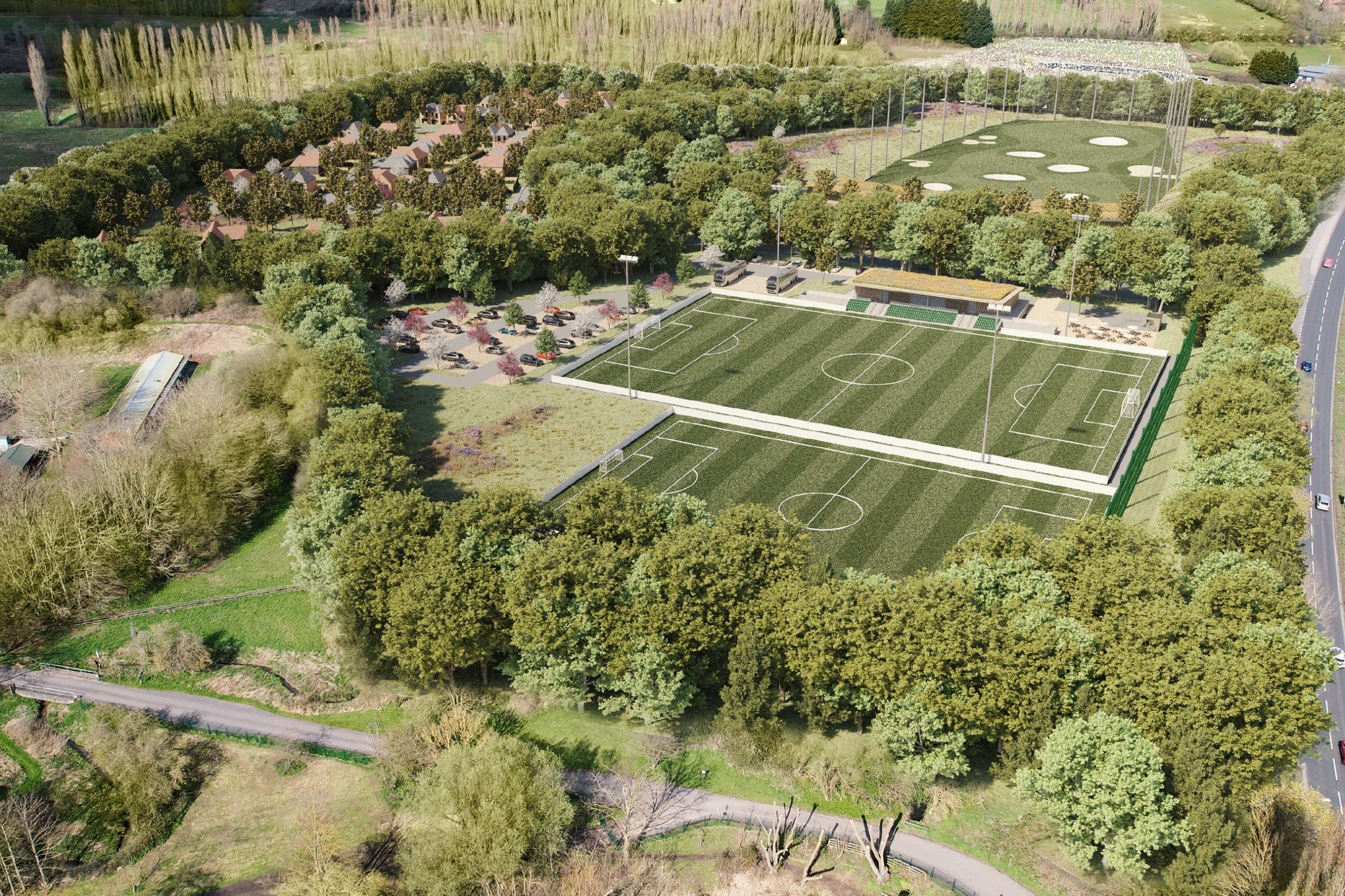 The Business Magazine article image for: Kent sports hub plan would provide new home for Larkfield & New Hythe FC